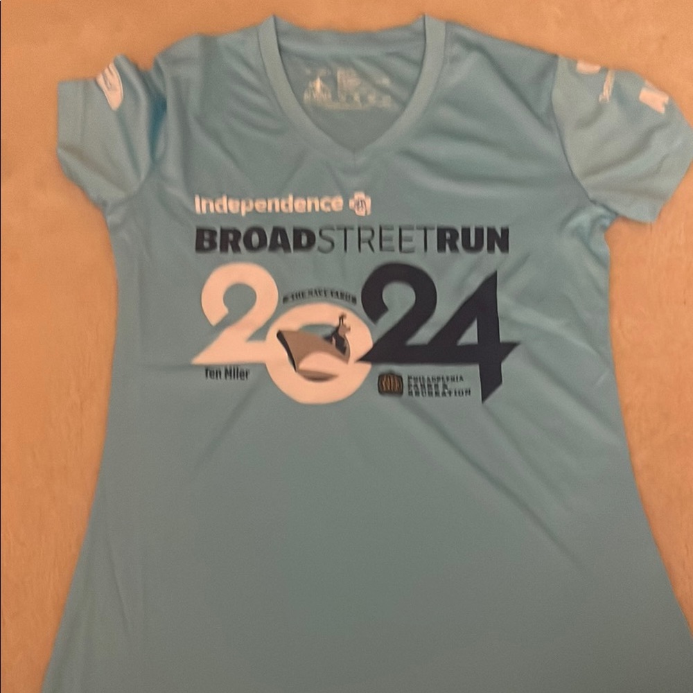 Broad Street Run 2024 Blue T-Shirt